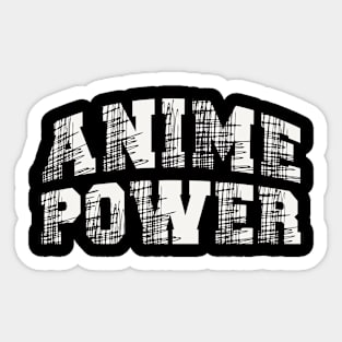 Anime Power Sticker